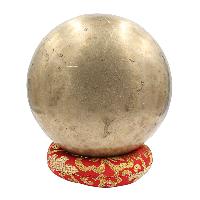 [old], Buddhist [real Antique] Hand Beaten [jambati] Singing Bowl, [select Accessories]