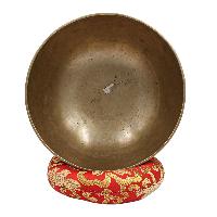 [old], Buddhist [real Antique] Hand Beaten [jambati] Singing Bowl, [select Accessories]