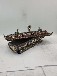 Hand Beaten Tibetan Incense Burner, Antique Finishing