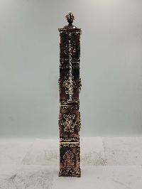 Hand Beaten Tibetan Incense Burner, Antique Finishing