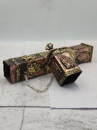 Hand Beaten Tibetan Incense Burner, Antique Finishing