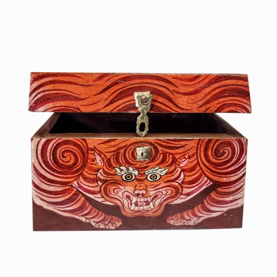 Wooden Tibetan Box-29004