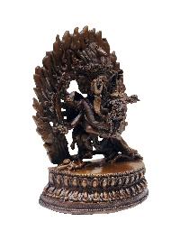 [best Price],buddhist Handmade Statue Of Hayagriva, [chocolate Oxidized], [last Piece]