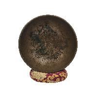 [super Quality], Buddhist Hand Beaten [ultabati] Singing Bowl, Real Antique, [rare Find], [select Accessories]