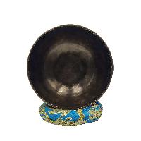 Singing Bowl, Buddhist Hand Beaten, Moon Carved, [select Accessories]