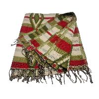 Dhaka Shawl, Multicolor Durable Acrylic Shawl With Various Patterns