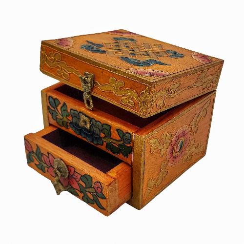 Wooden Tibetan Box-29882
