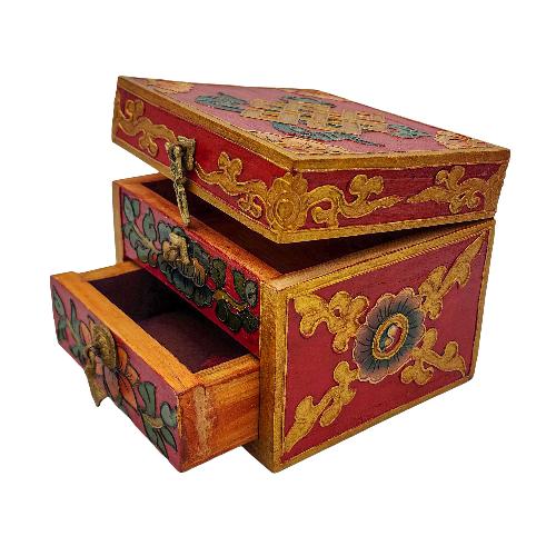 Wooden Tibetan Box-29884