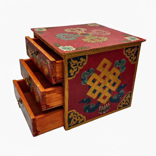 Wooden Tibetan Box-29888