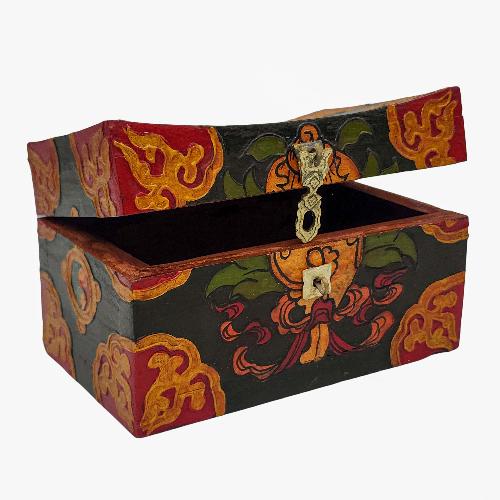 Wooden Tibetan Box-29924