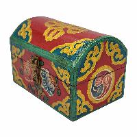 thumb2-Wooden Tibetan Box-29930