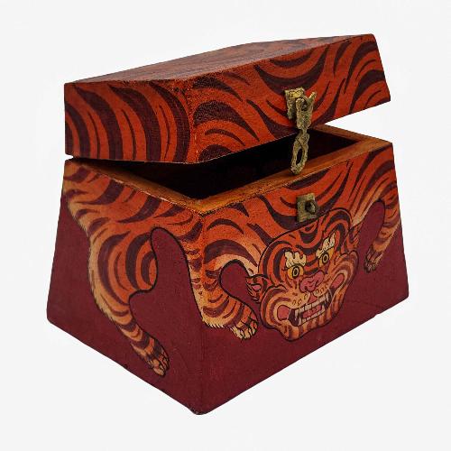 Wooden Tibetan Box-29943