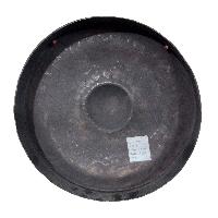 Burmese Gong, [hand Beaten] Large, Nipple Gong With Flower Design, The Javanese Gong