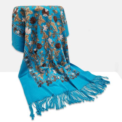 Acrylic Wool Shawl-30343