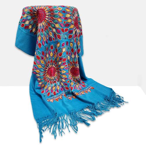 Acrylic Wool Shawl-30348