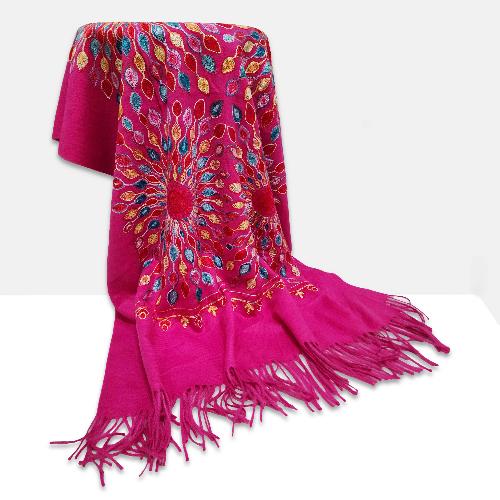 Acrylic Wool Shawl-30350