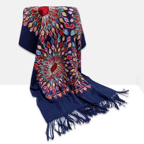 Acrylic Wool Shawl-30352