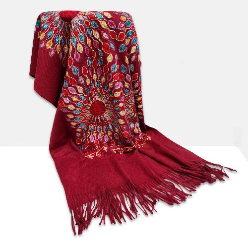 Acrylic Wool Shawl-30353