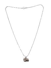 [pendant], Silver Jewellery With [elephant], [silver Chain Included]