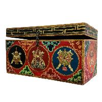 thumb2-Wooden Tibetan Box-31626
