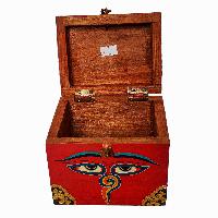thumb4-Wooden Tibetan Box-31975