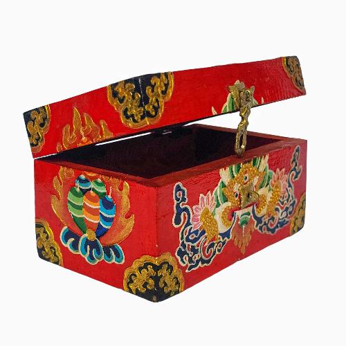 Wooden Tibetan Box-31977