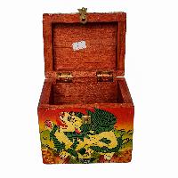 thumb4-Wooden Tibetan Box-31983