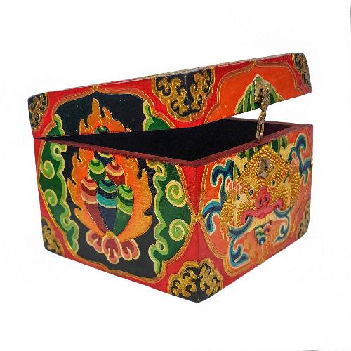Wooden Tibetan Box-31984