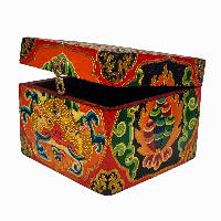 thumb2-Wooden Tibetan Box-31984