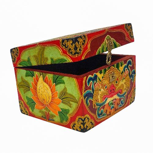 Wooden Tibetan Box-31985