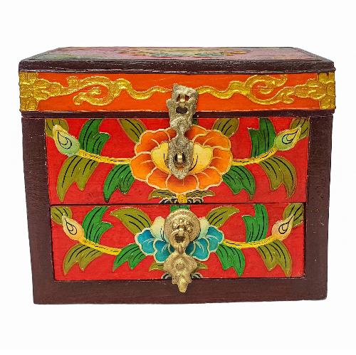 Wooden Tibetan Box-31989