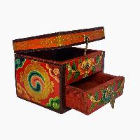 thumb2-Wooden Tibetan Box-31990
