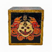 thumb1-Wooden Tibetan Box-32001