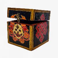 thumb2-Wooden Tibetan Box-32001