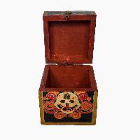 thumb4-Wooden Tibetan Box-32001
