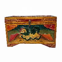 thumb1-Wooden Tibetan Box-32002