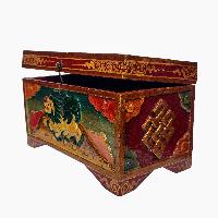 thumb2-Wooden Tibetan Box-32002