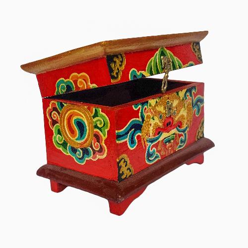 Wooden Tibetan Box-32004