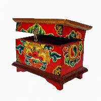thumb2-Wooden Tibetan Box-32004