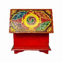 thumb2-Wooden Tibetan Box-32005