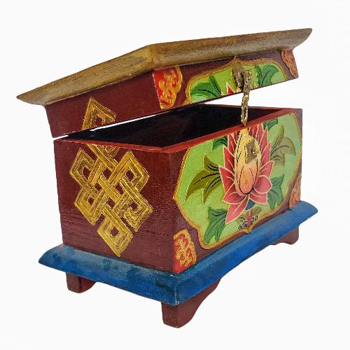 Wooden Tibetan Box-32006