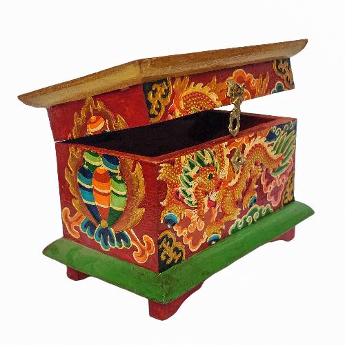 Wooden Tibetan Box-32008
