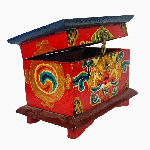 Wooden Tibetan Box-32009