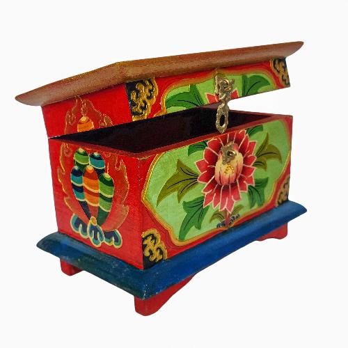 Wooden Tibetan Box-32011