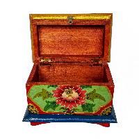 thumb4-Wooden Tibetan Box-32011