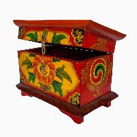 thumb2-Wooden Tibetan Box-32012
