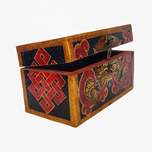 Wooden Tibetan Box-32013