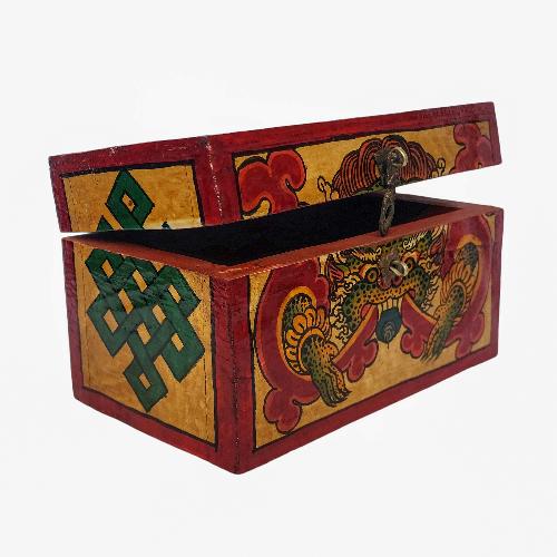 Wooden Tibetan Box-32014