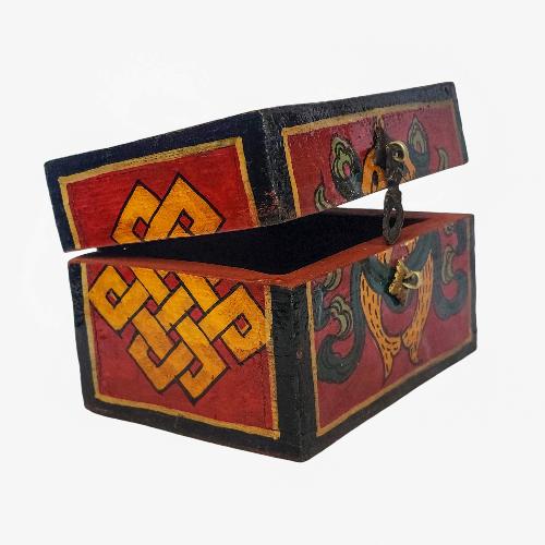 Wooden Tibetan Box-32015