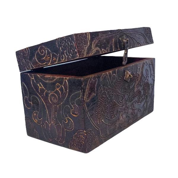 Wooden Tibetan Box-32020